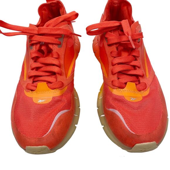 Reebok ZIG Kinetica Sneakers Horizon Orange Running Athletic Shoes Womens 8M - Picture 6 of 11